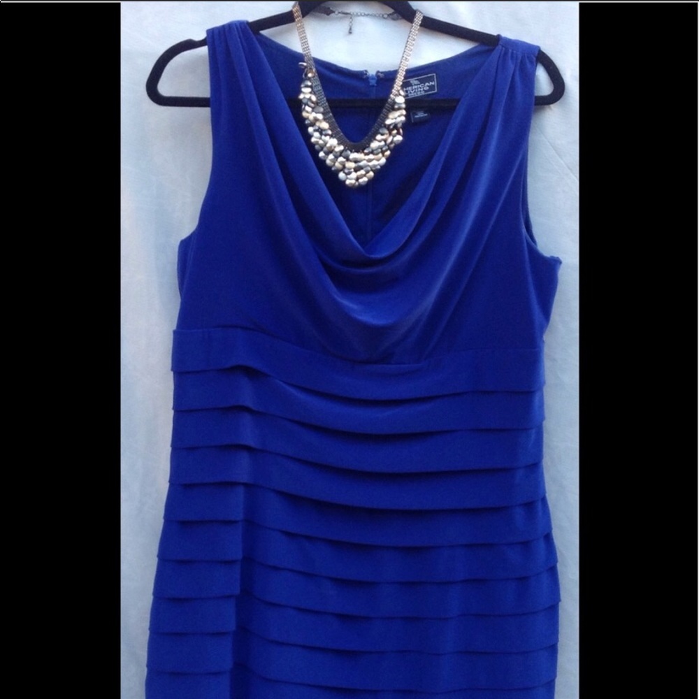 Royal Blue Shutter Dress.